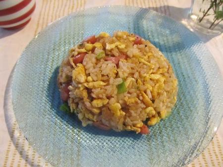 マヨネーズでにんにく醤油チャーハン