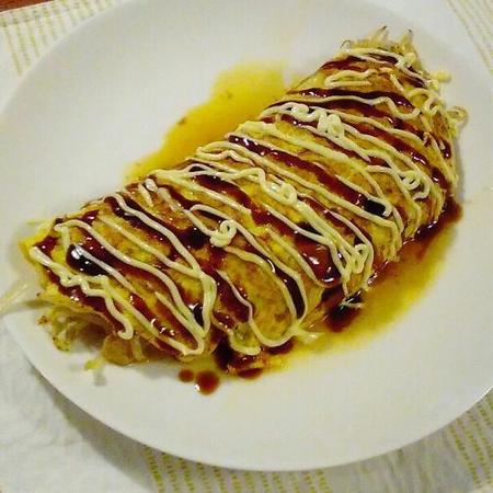 チーズ入り豚もやしのとんぺい焼き