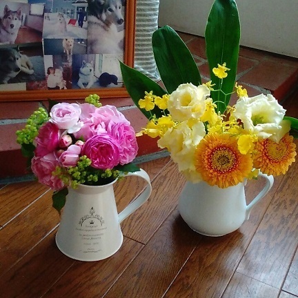 ワン友さん花束