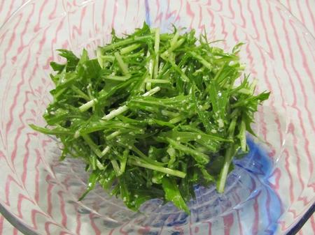 水菜とパルメザンチーズのみ!絶品サラダ1