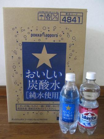 おいしい炭酸水とトーキングレインスパークリングウォーター