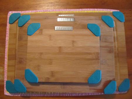 SABATIER カッテングボード(竹製まな板)3枚セット