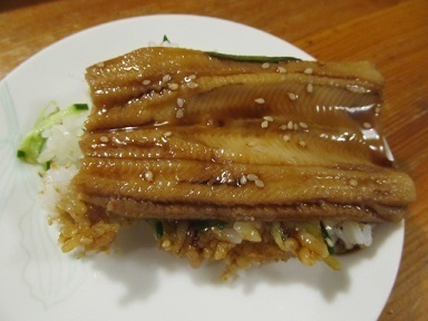 煮穴子寿司2