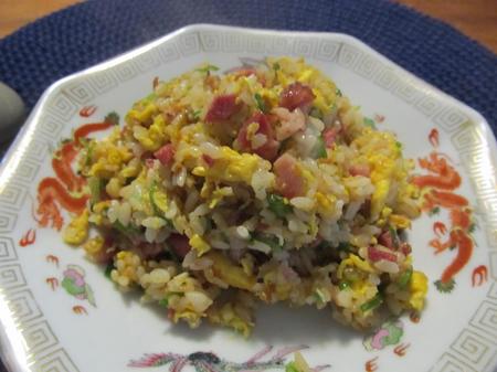 スパイラルハムチャーハン