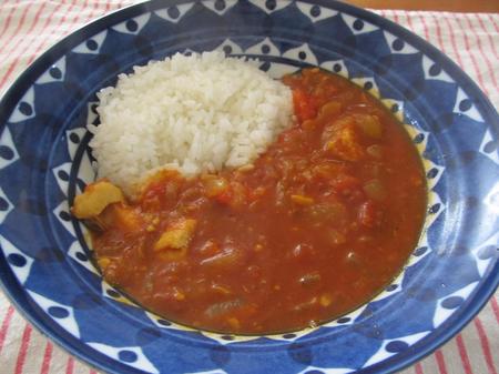 簡単!あっさり、ヘルシーなトマトカレー