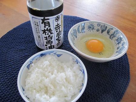寺岡家有機醤油と森野のたまごで卵かけご飯