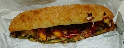 チキンチャバタホットサンド