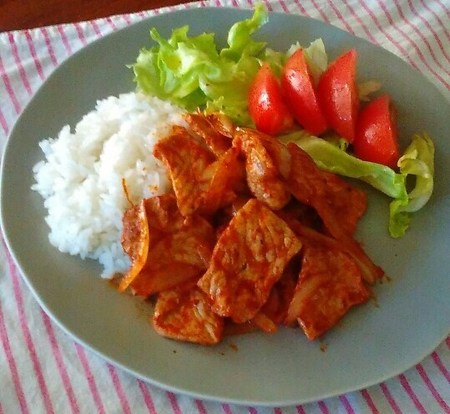 ポークチャップライス